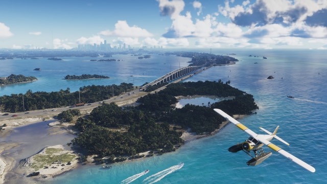 GTA 6 Leonida Keys: seaplane over the keys