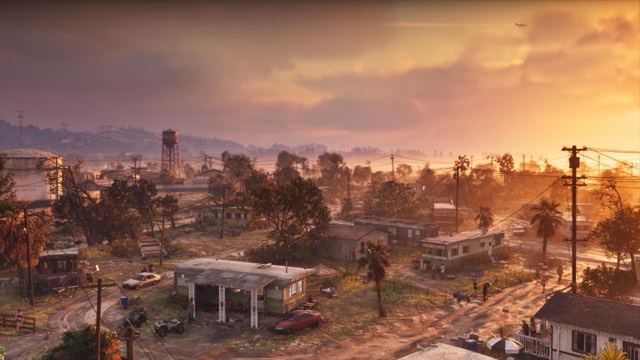 GTA 6 Port Gellhorn: port gellhorn at sunset