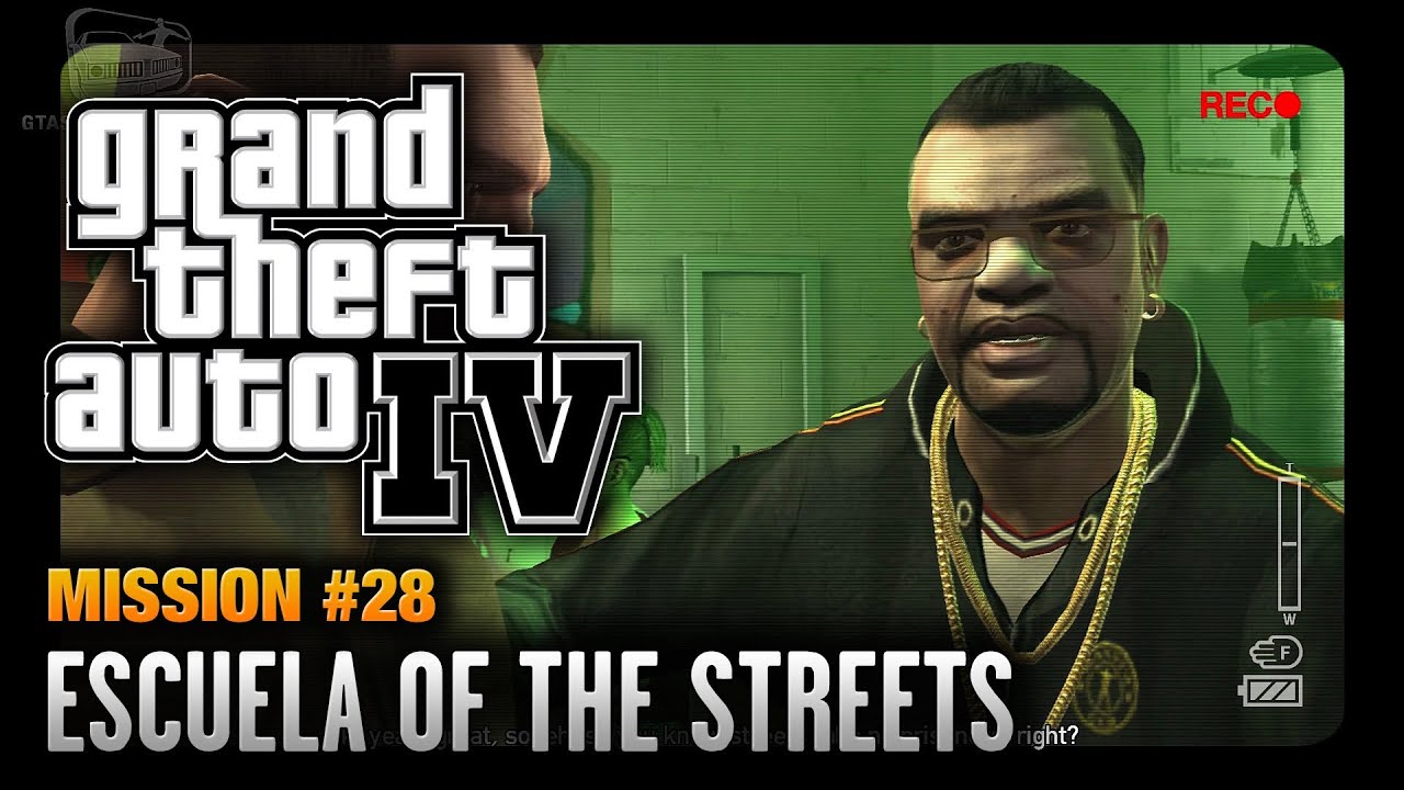 Cheat GTA 4 – Mission 28 – Escuela of the Streets