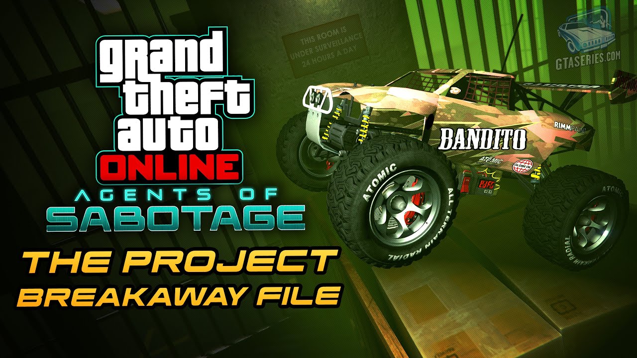 Cheat GTA Online: Agents of Sabotage – The Project Breakaway File