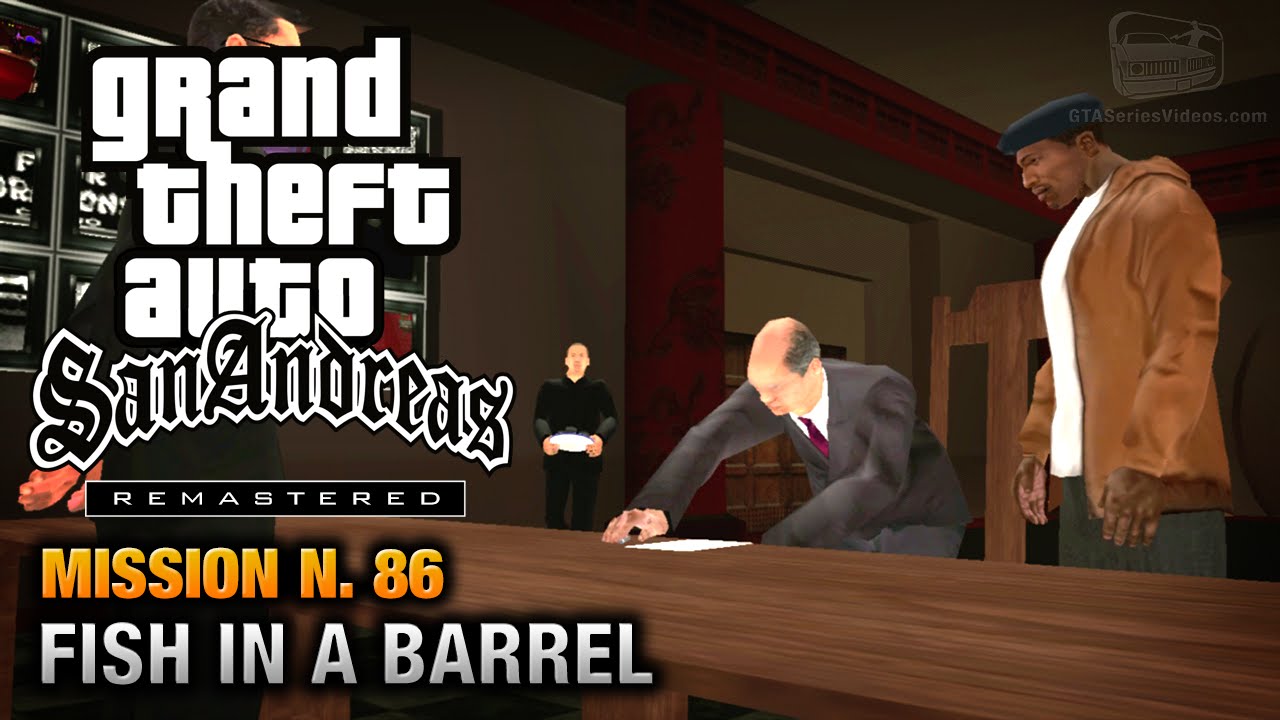 Cheat GTA San Andreas – Mission 86 – Fish in a Barrel