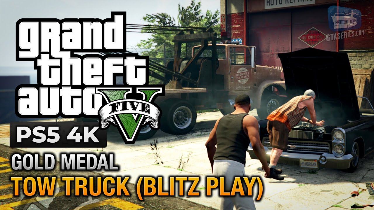 Cheat GTA 5 – Mission 39 – Tow Truck (Blitz Play)