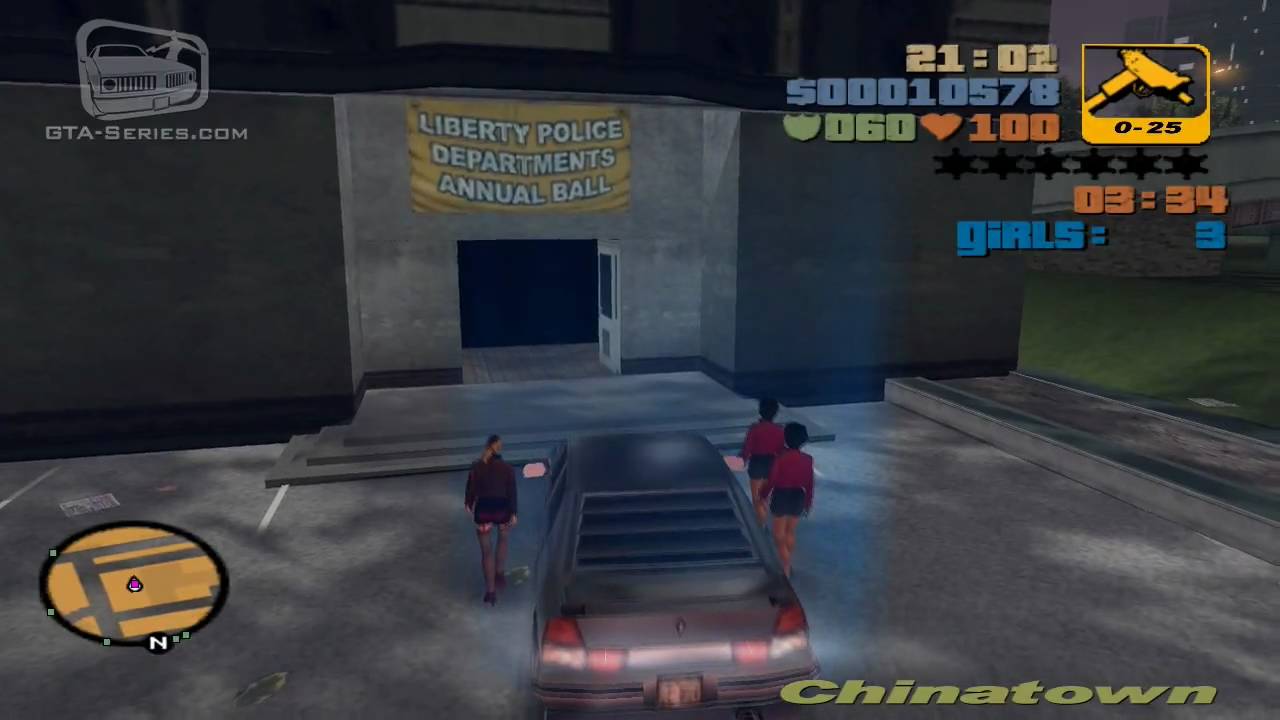 Cheat GTA 3 – Mission 6 – The Fuzz Ball