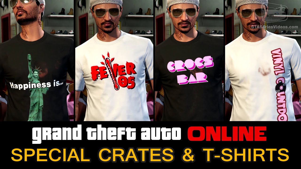 Cheat GTA Online – Special Crates and T-Shirts