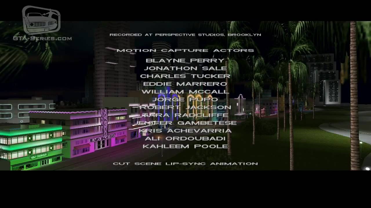 Cheat GTA Vice City – End Credits