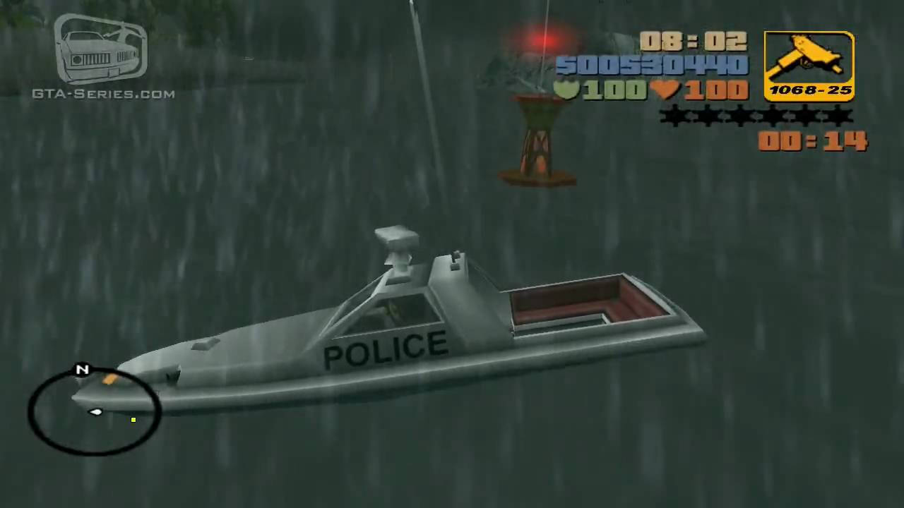 Cheat GTA 3 – Mission 48 – A Drop in the Ocean