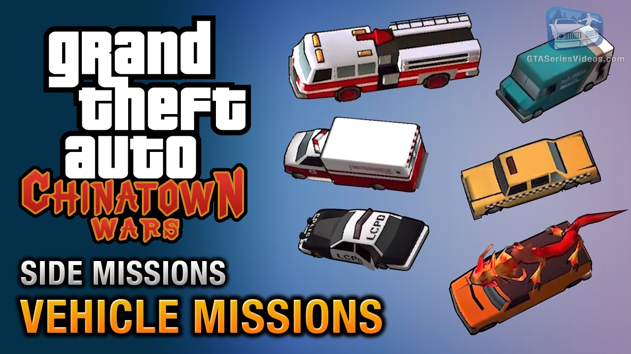 Cheat GTA Chinatown Wars – All Vehicle Missions