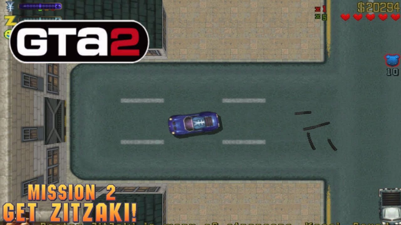 Cheat GTA 2 Mission 2 – Get Zitzaki!