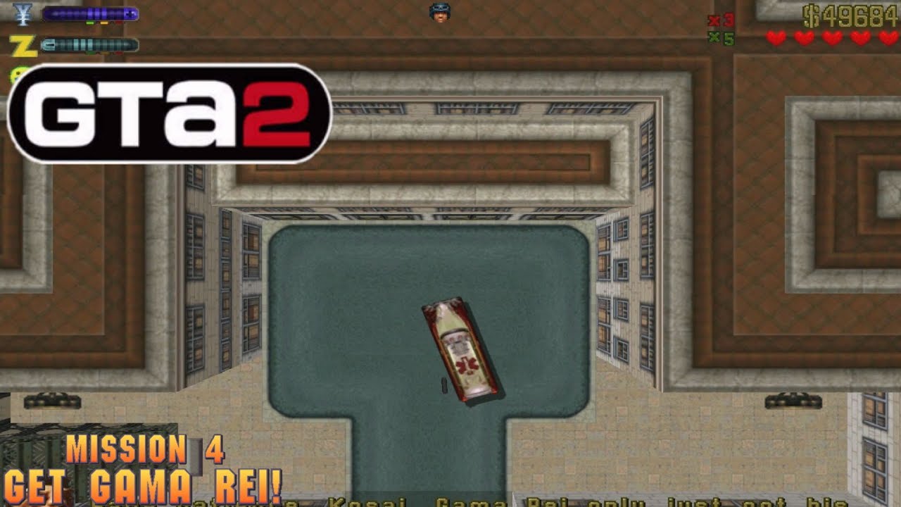 Cheat GTA 2 Mission 4 – Get Gama Rei!