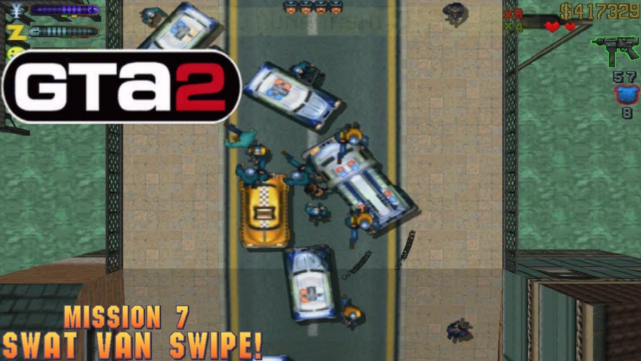 Cheat GTA 2 Mission 7 – Swat Van Swipe!