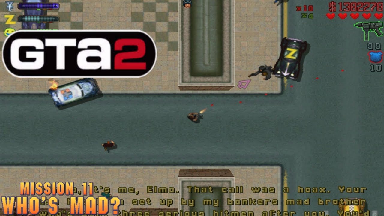 Cheat GTA 2 Mission 11 – Who’s Mad?