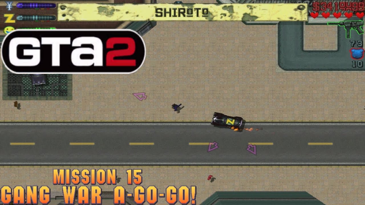 Cheat GTA 2 Mission 15 – Gang War A-Go-Go!