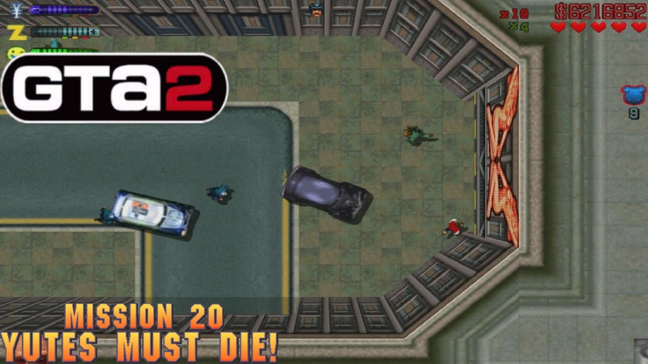 Cheat GTA 2 Mission 20 – Yutes Must Die!