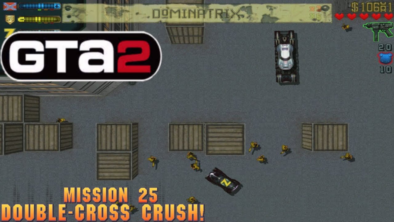 Cheat GTA 2 Mission 25 – Double-Cross Crush!