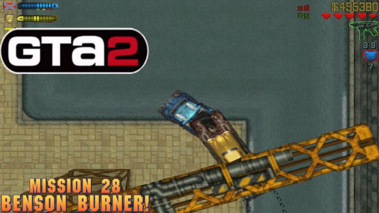 Cheat GTA 2 Mission 28 – Benson Burner!