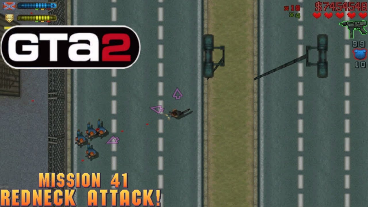 Cheat GTA 2 Mission 41 – Redneck Attack!