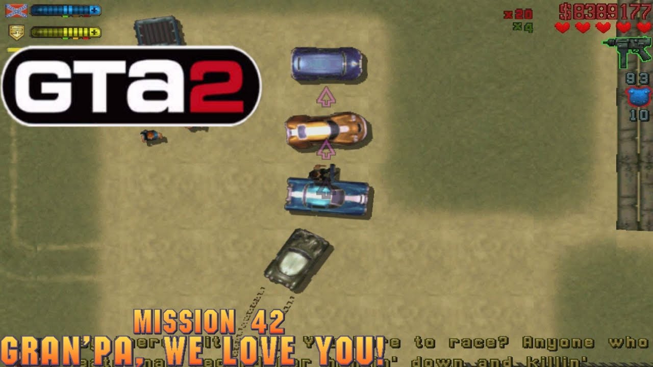 Cheat GTA 2 Mission 42 – Gran’pa, We Love You!