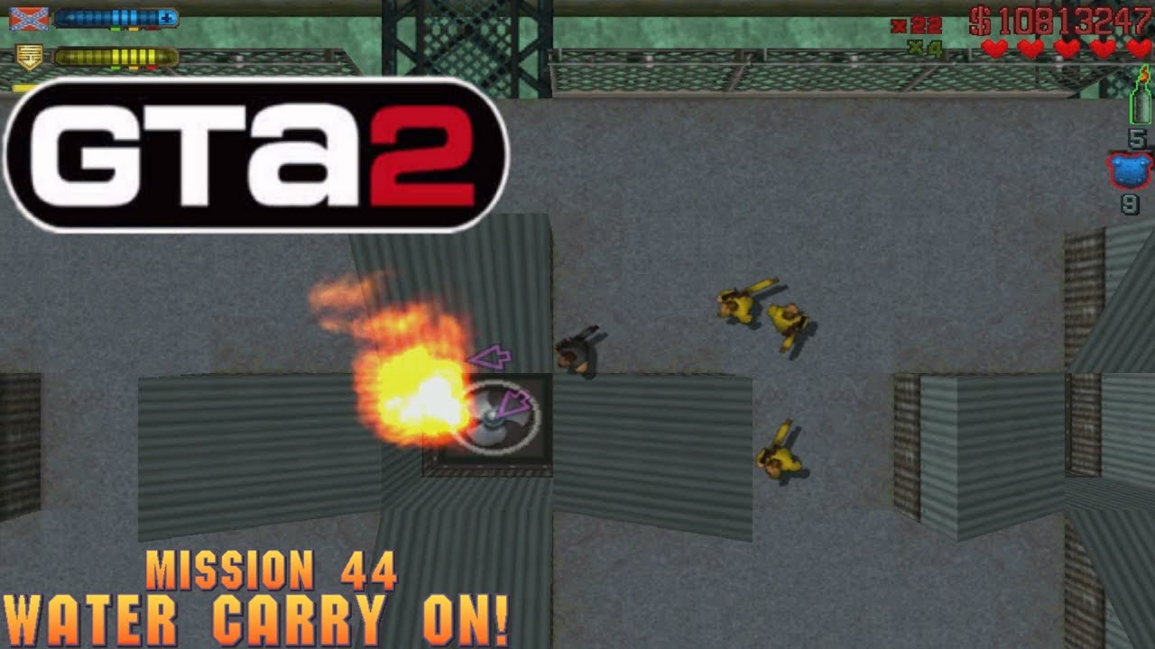 Cheat GTA 2 Mission 44 – Water Carry On!