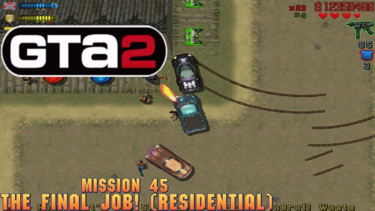 Cheat GTA 2 Mission 45 – The Final Job! (Residential)