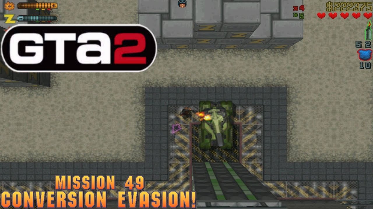 Cheat GTA 2 Mission 49 – Conversion Evasion!