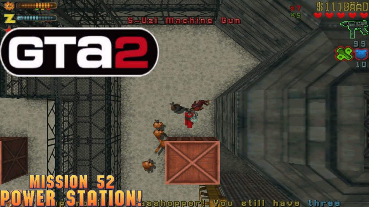 Cheat GTA 2 Mission 52 – Power Station!