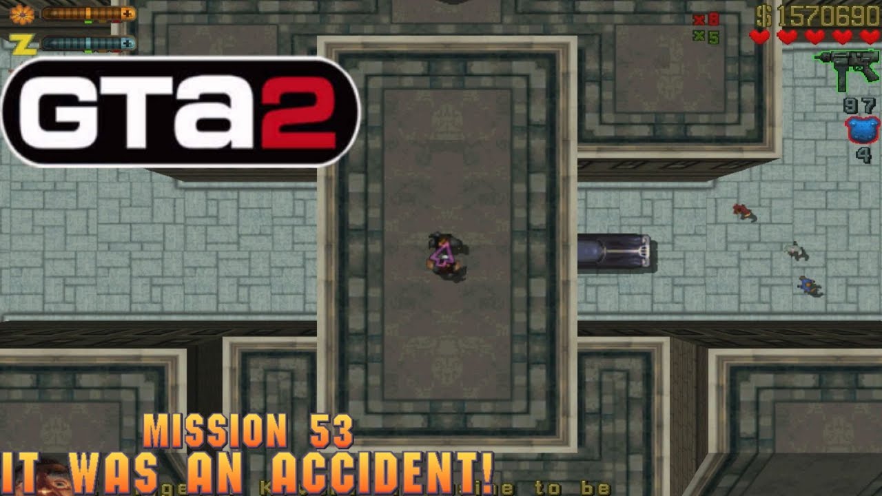 Cheat GTA 2 Mission 53 – It Was An Accident!