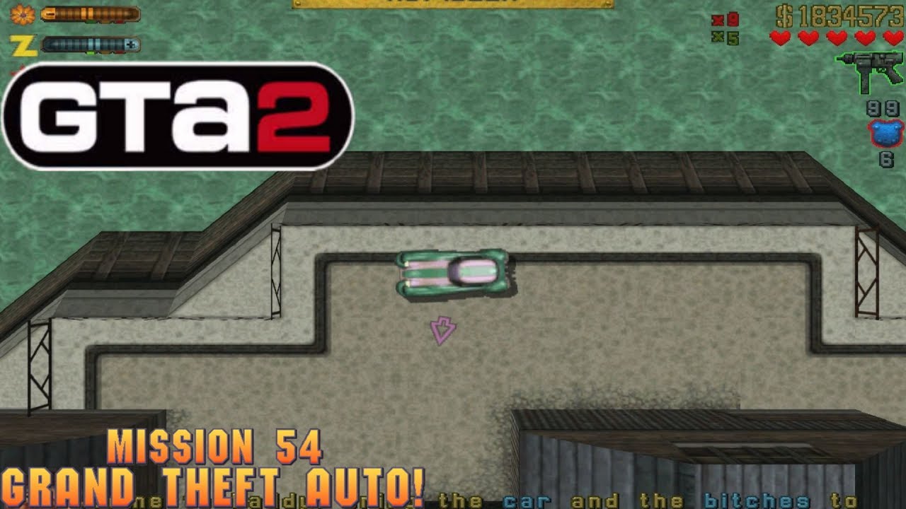 Cheat GTA 2 Mission 54 – Grand Theft Auto!