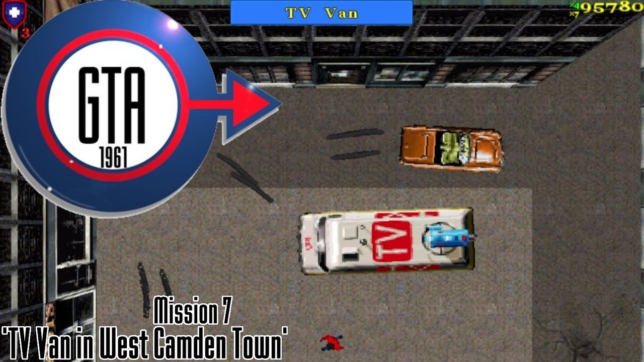 Cheat GTA: London 1961 Mission 7 – TV Van in West Camden Town