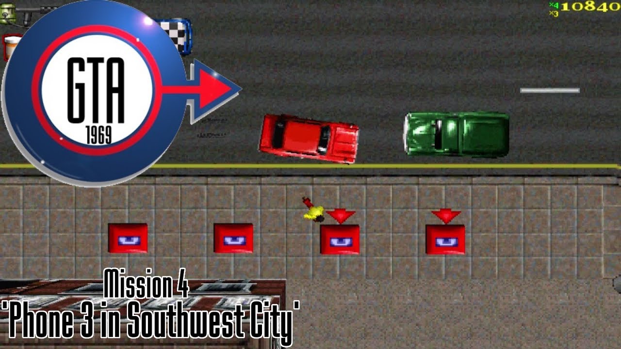 Cheat GTA: London 1969 Mission 4 – Phone 3 in Southwest City