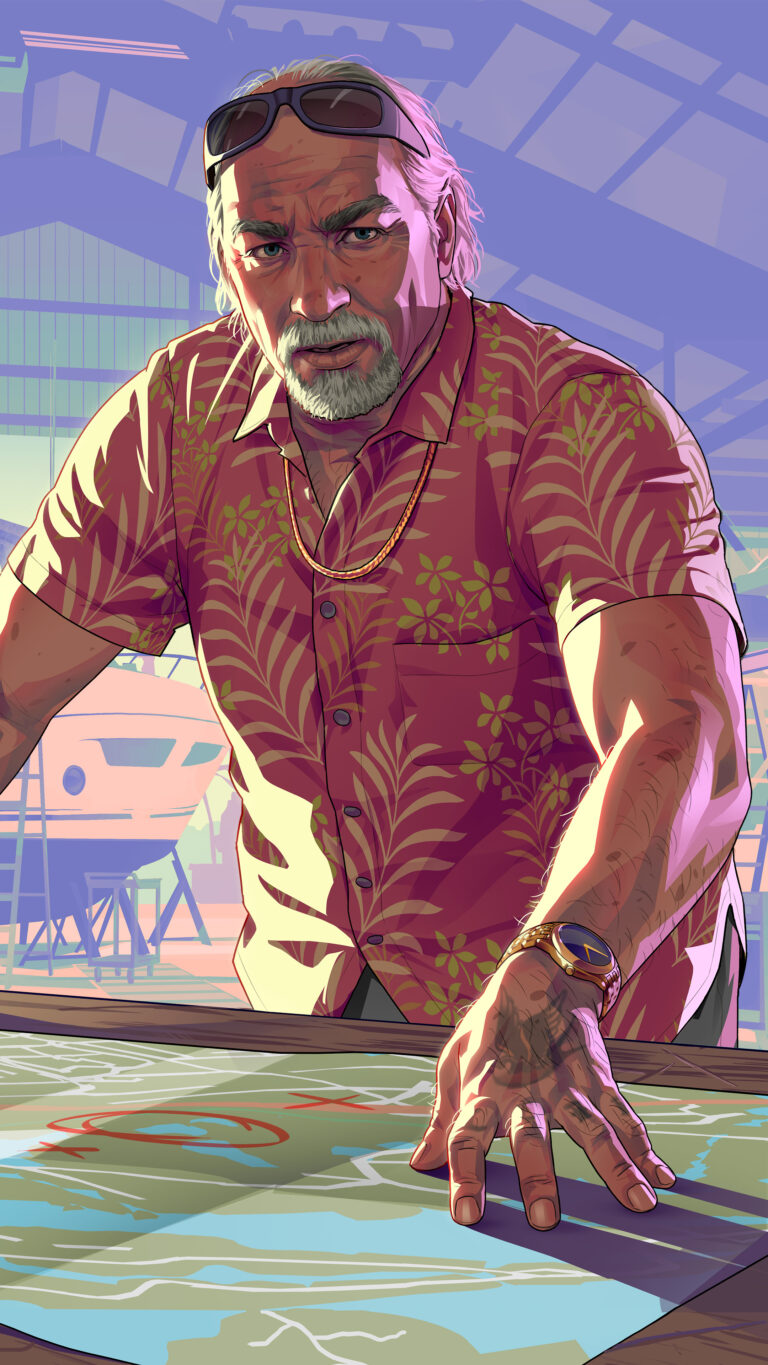 GTA 6 wallpaper: Brian Heder, portrait format