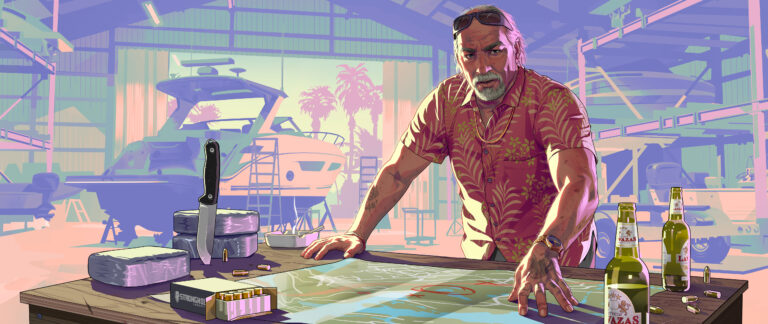 GTA 6 wallpaper: Brian Heder, ultrawide format