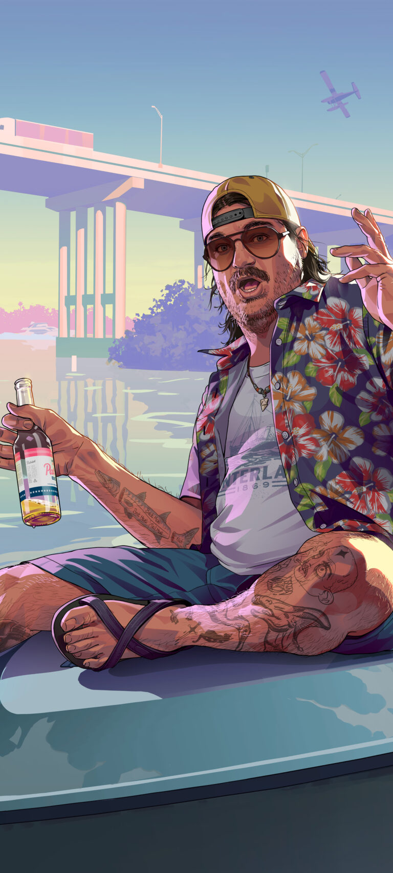 GTA 6 wallpaper: Cal Hampton, phone format