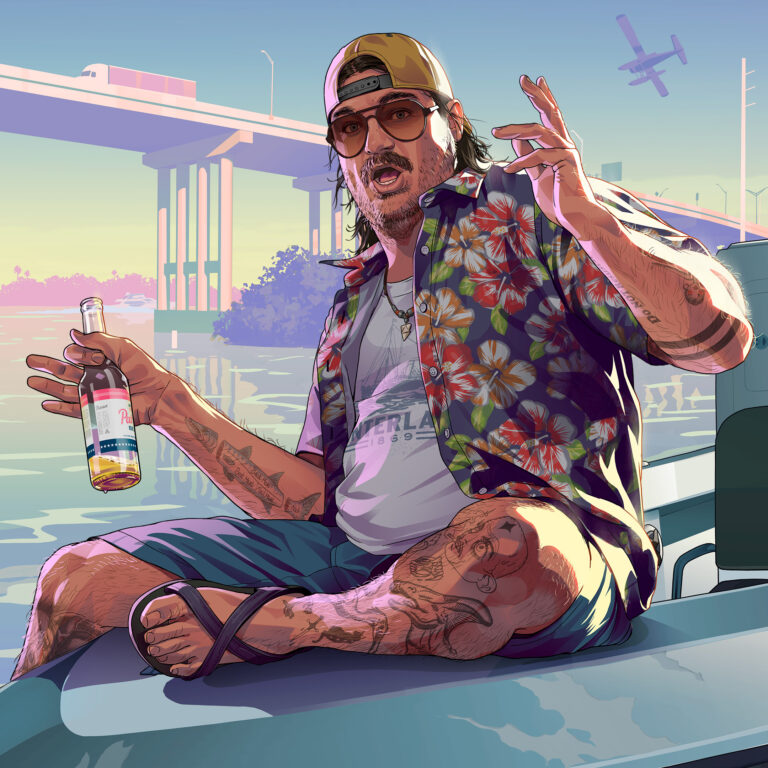 GTA 6 wallpaper: Cal Hampton, square format
