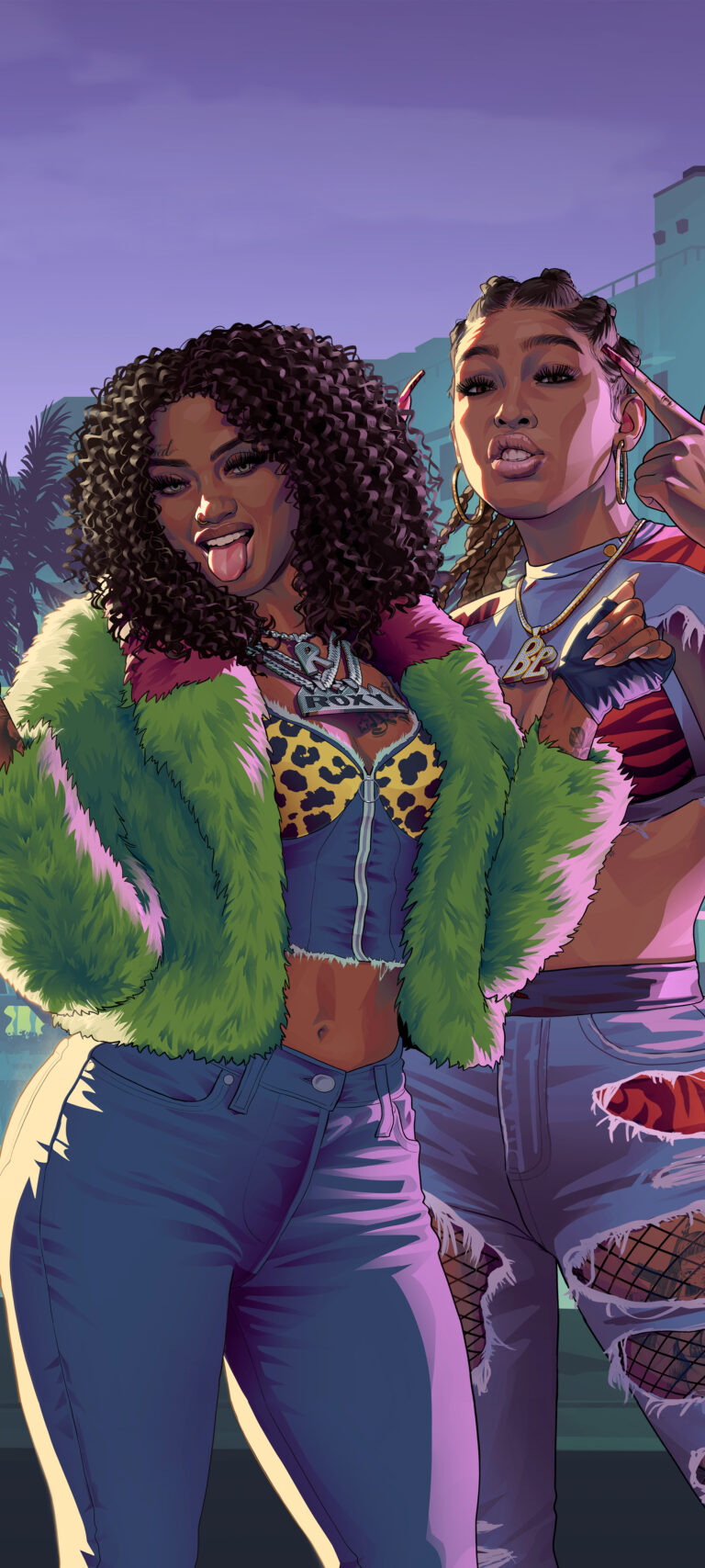 GTA 6 wallpaper: Real Dimez, phone format