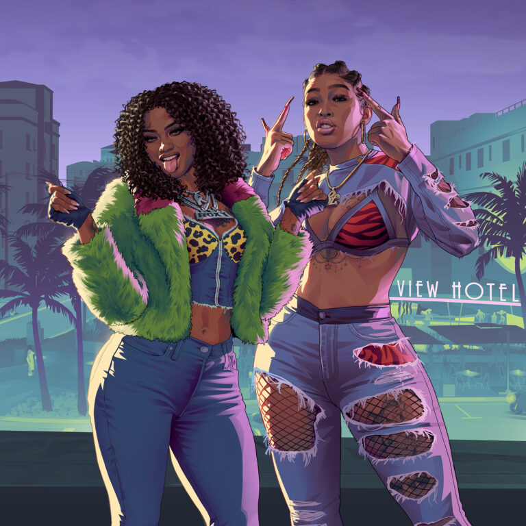GTA 6 wallpaper: Real Dimez, square format