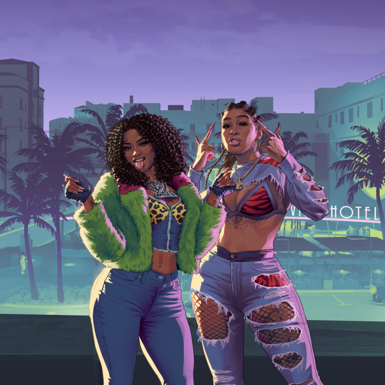 GTA 6 wallpaper: Real Dimez, tablet format