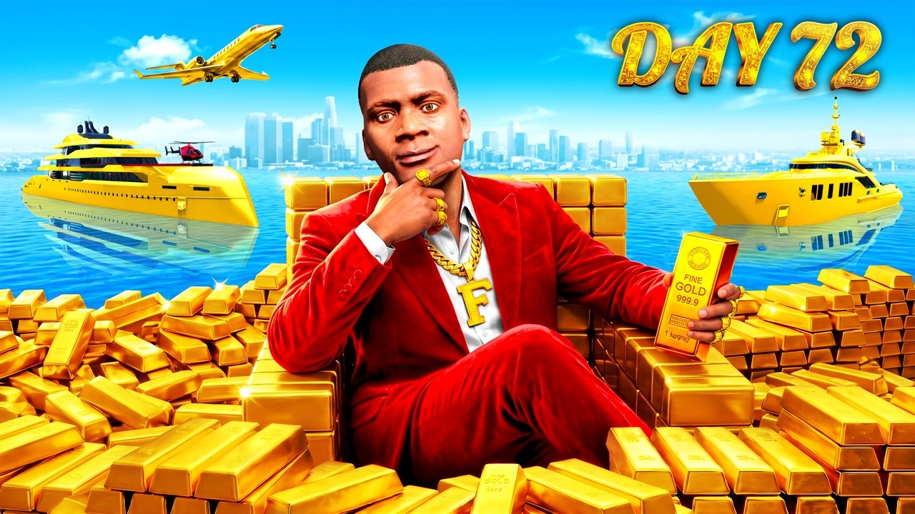 What’s Life Like as a GTA 5 Billionaire? 100 Days of Pure Chaos and Luxury