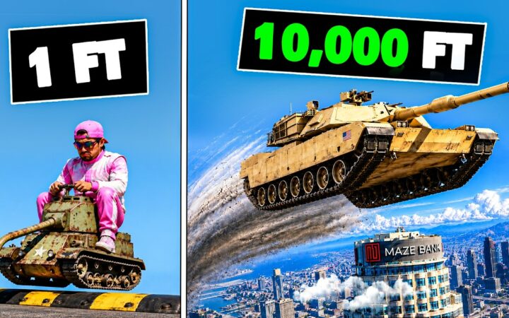 The GTA 5 Tank Jump Challenge: Reaching for the Sky, One Crash at a Time