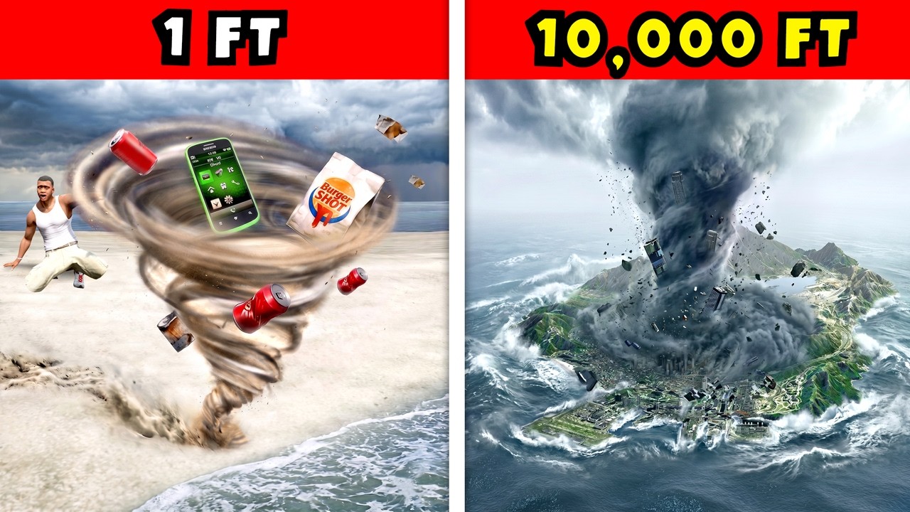 GTA 5 Tornado Mod: From Tiny Whirlwind to a 10,000ft Monster