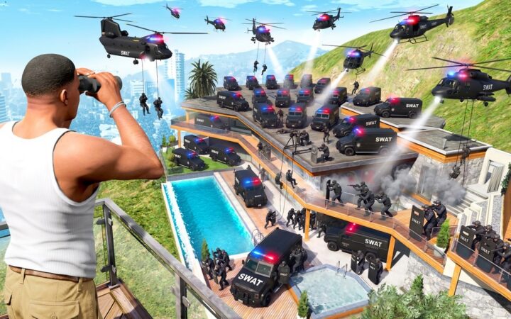 Chaos in Vinewood Hills: Inside the Intense GTA 5 SWAT Raid on Franklin’s House