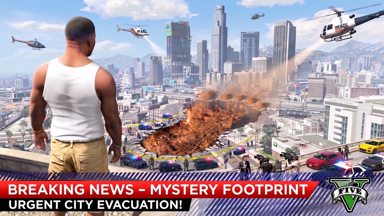 The Giant GTA 5 Footprint: A New Monster Mystery in Los Santos?
