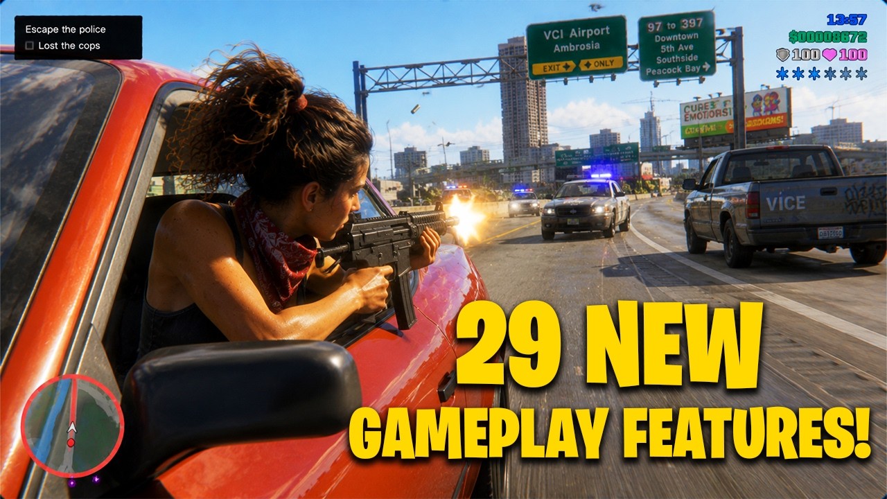 A Deep Dive Into the New GTA 6 Gameplay Features