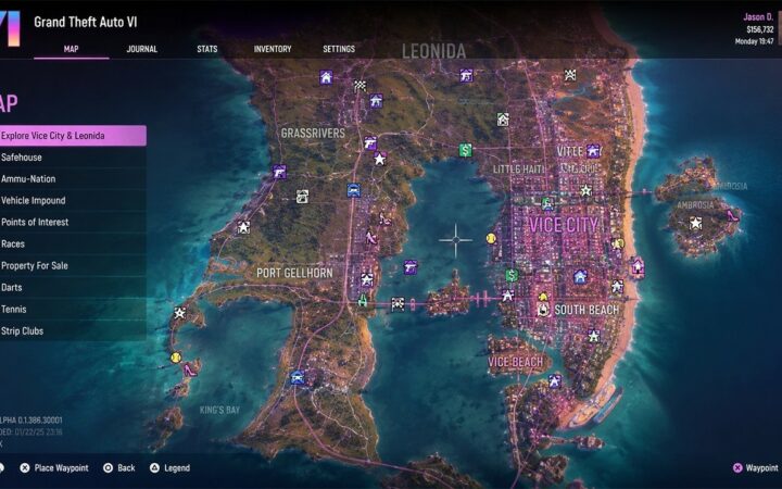 The Full GTA 6 Map Revealed: A Complete Tour of Leonida