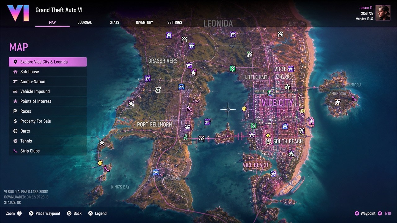 The Full GTA 6 Map Revealed: A Complete Tour of Leonida