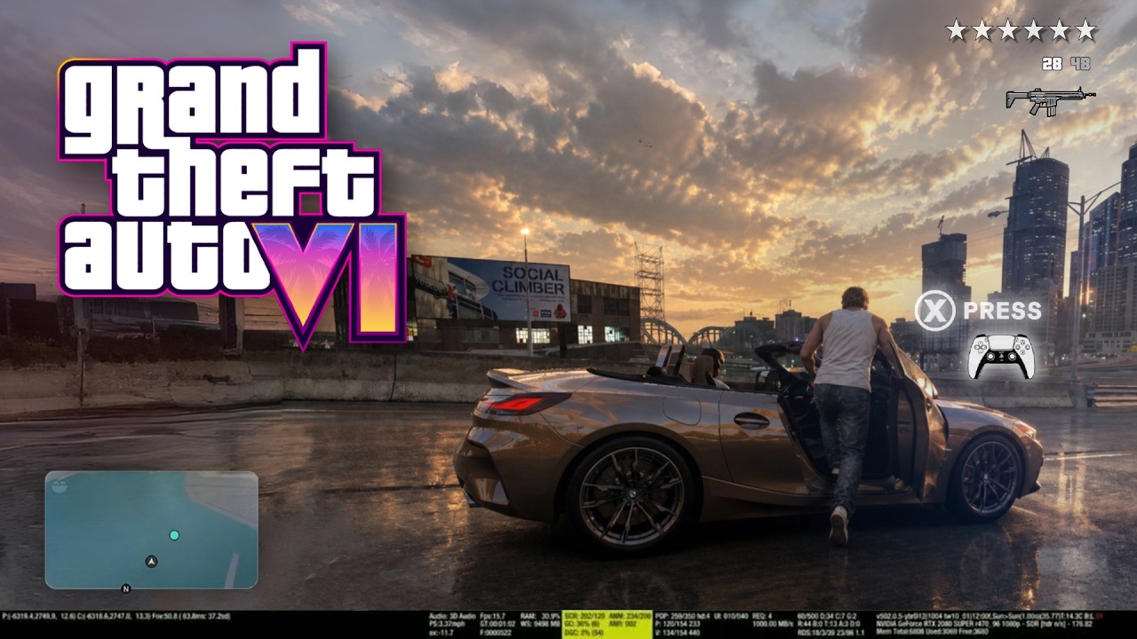 New GTA 6 Leak: 24 Minutes of Gameplay and Official Details Emerge